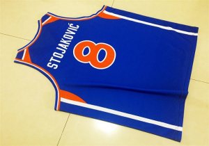 Peja Stojakovic 8 Team Jugoslavija Retro Basketball Jersey Blue